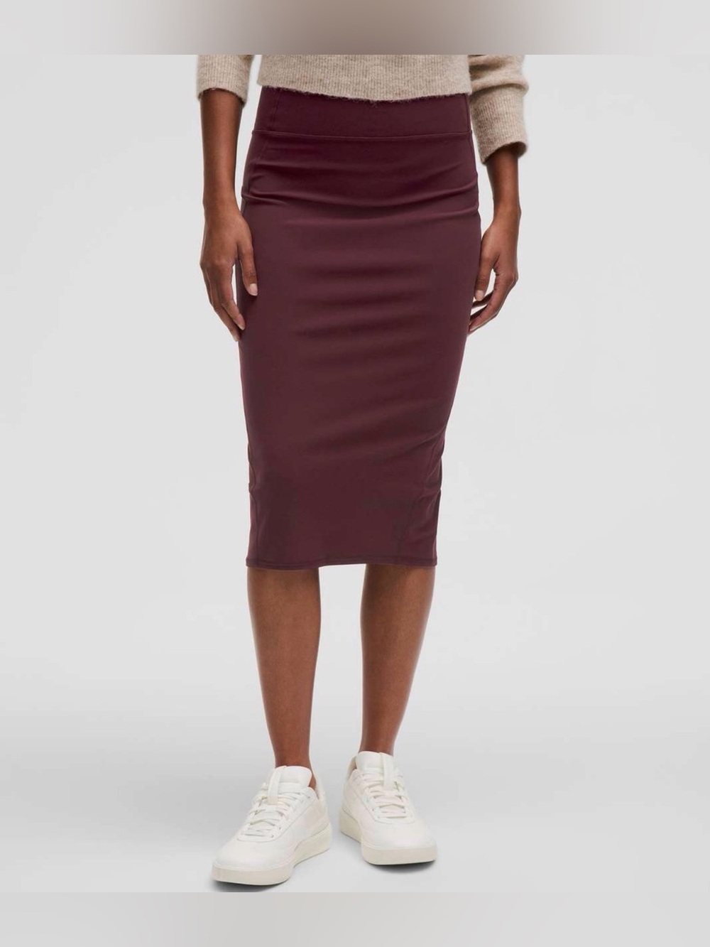 lululemon athletica Maroon Pencil Skirt